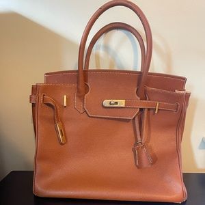 FAMARC handbag genuine leather made in Italy
